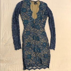 Holt hand painted mini dress